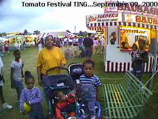 Having a Great Time at Tomato Festival !!
