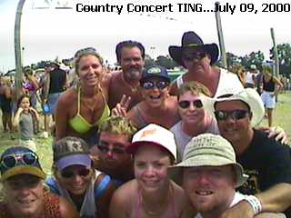 We are having a great time at the Country Concert !!!