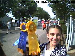 I won at the Allen County Fair!!!